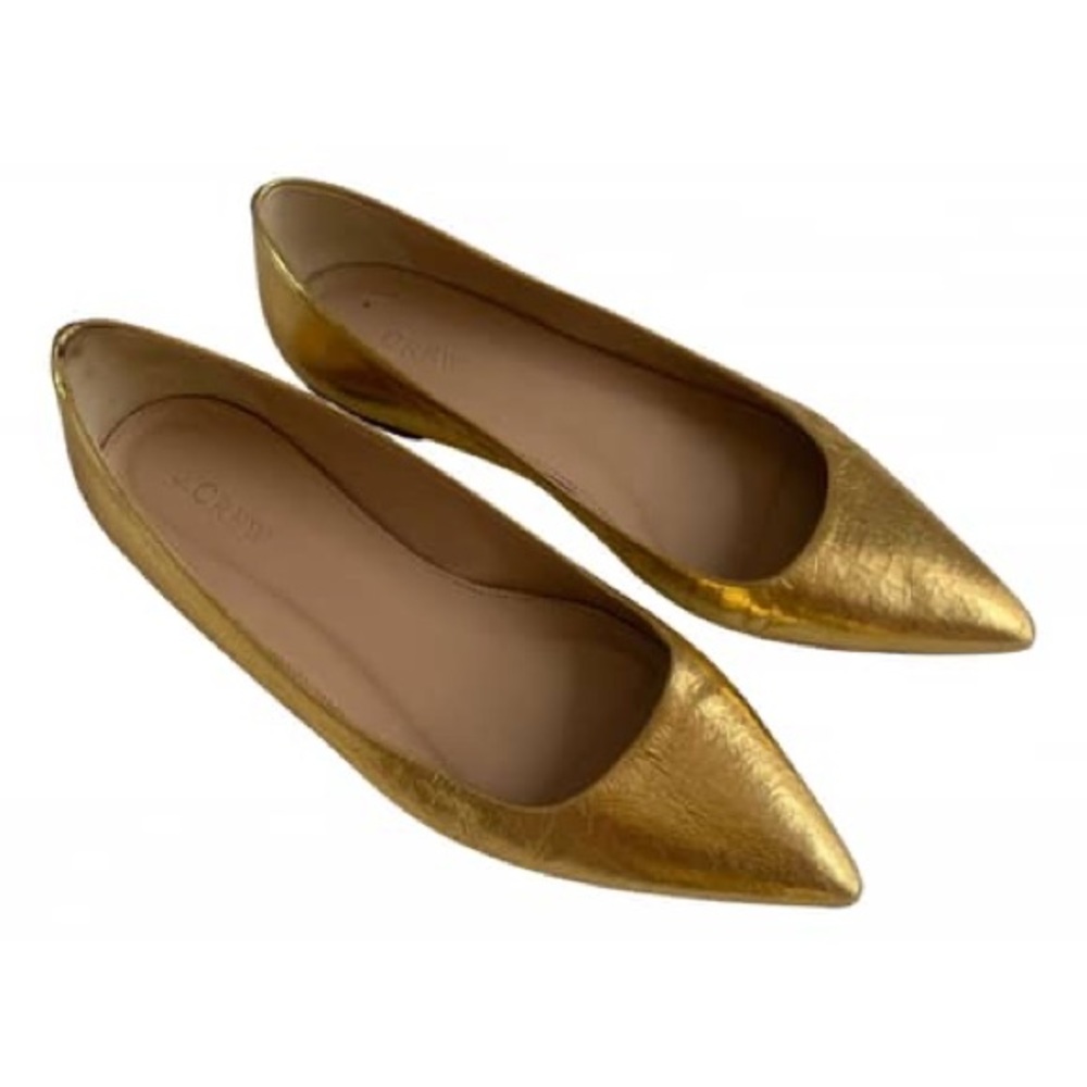 J.Crew leather ballet flats